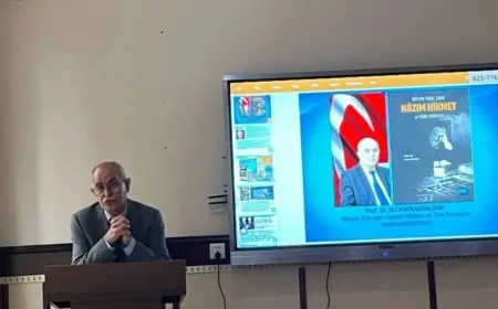 Prof. Dr. Kafkasyalı Azerbaycan’da EBYÜ’yü Temsil Etti