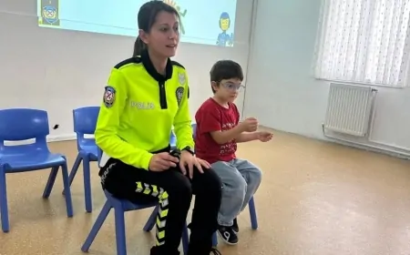 Çankaya Belediyesi'nden Miniklere Trafik Eğitimi