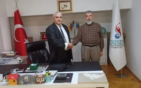M. Arif Kılıç, DOSEV’in Bölge Temsilcisi Olarak Göreve Başladı