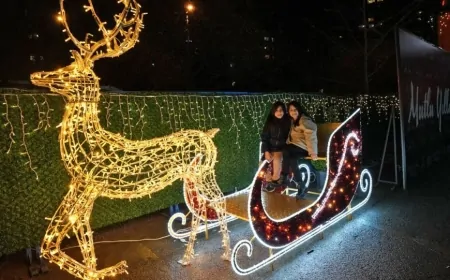 Ataşehir Festival Park'ta Yeni Yıl Coşkusu Başladı