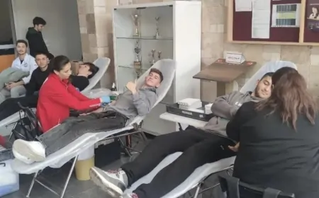 Aydın’da Gençlerden Kan Bağışı Etkinliğine Yoğun İlgi