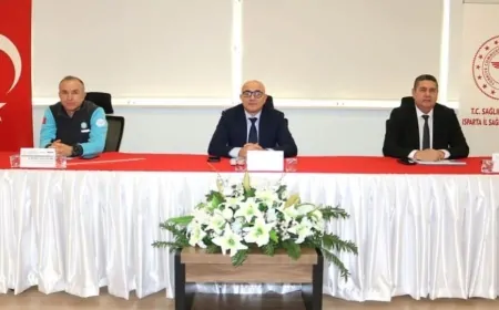 Burdur İl Sağlık Müdürü Isparta'da ASKOM Toplantısına Katıldı