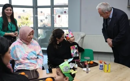 Başkan Özdemir’den Çalı Kadın ve Çocuk Akademisi’ne Ziyaret