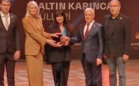 Çanakkale Belediyesi Altın Karınca Ödülü'nü Kazandı