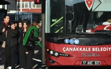 Çanakkale'de Kadınlar İçin 'Sınırsız Durak' Uygulaması Başlıyor