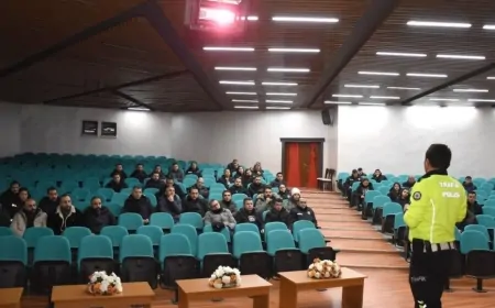 Erzincan'da 287 Personel Trafik Güvenliği İçin Görevlendirildi