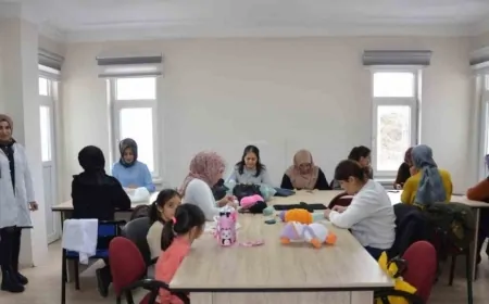 Tercan Halk Eğitim Merkezi Aralık Ayı Kurslarını Başlattı