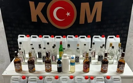 Eskişehir'de Kaçak İçki Operasyonu