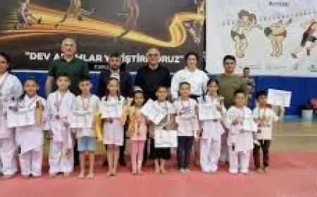 Talas'ta Tekvando Kursu Sporcularına Kuşak Takıldı