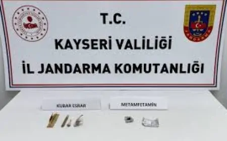 Kayseri'de Durdurulan Araçtan Uyuşturucu Çıktı