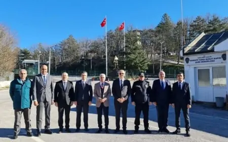 Vali Turan Dereköy Sınır Kapısı'nı İnceledi