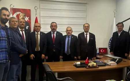 Türk Büro-Sen Başkan Yardımcıları Kırşehir'i Ziyaret Etti