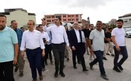 Bakan Kurum Malatya'da Çalışmaları İnceledi