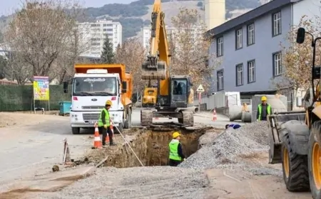 Dulkadiroğlu'nda Altyapı Çalışmaları Devam Ediyor
