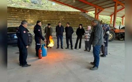 Muğla Büyükşehir İtfaiyesi 13 İlçede Eğitim Verdi
