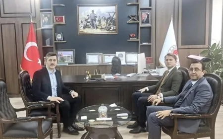 Kaymakamlardan Siirt İl Tarım Müdürlüğü'ne Ziyaret