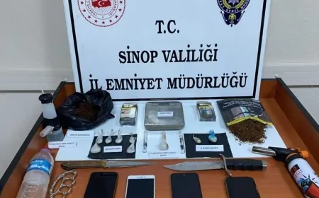 Boyabat'ta Uyuşturucu Operasyonu: 3 Kişi Tutuklandı