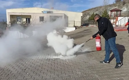 Yozgat’ta Deprem ve Yangın Tatbikatları Devam Ediyor