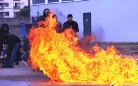 Yalova'da Yangın Söndürme Tatbikatı Gerçeğini Aratmadı
