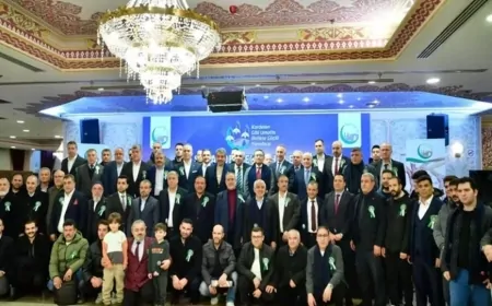 Adıyamanlılar Vakfı 6 Şubat Depreminin Ardından Deprem Şehitlerini Andı