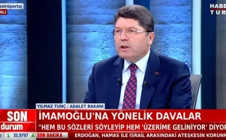 Adalet Bakanı Yılmaz Tunç: 'İmralı ile yeni görüşme talebi yok'