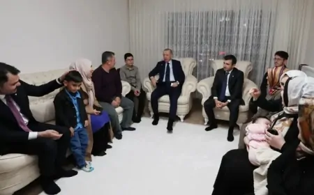 Cumhurbaşkanı Erdoğan Adıyaman’da depremzedeleri ziyaret etti