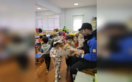 Beykoz'da Minik Öğrencilere 112 Acil Çağrı Hattı Anlatıldı
