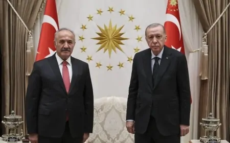 Cumhurbaşkanı Erdoğan, MGK Genel Sekreteri Hacımüftüoğlu ile Görüştü