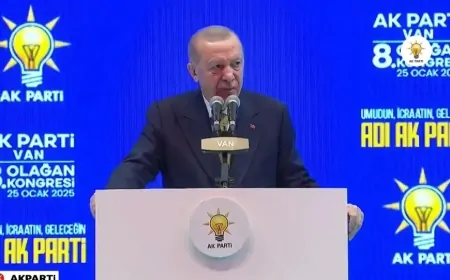 AK Parti Van İl Kongresinde Erdoğan'dan Önemli Mesajlar