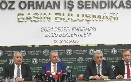 Öz Orman-İş Sendikası Genel Başkanı Settar Aslan: 'Adil Vergi ve Refah Payı Hakkımızdır'