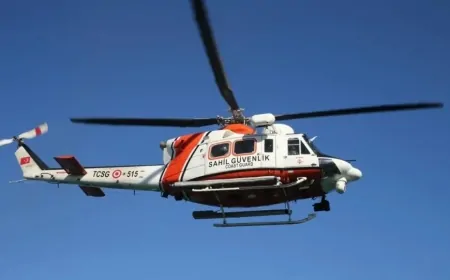 Sahil Güvenlik Helikopterleri ‘Mavi Vatan’ı Havadan Gözetliyor