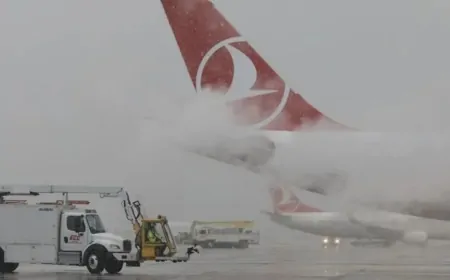 İstanbul’da Yoğun Kar Yağışı! 12 Şubat’ta İptal Edilen Uçuşlar Belli Oldu
