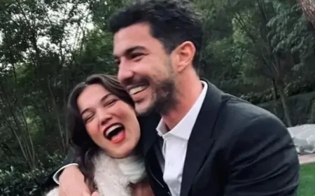 Pınar Deniz ve Kaan Yıldırım'dan bebek heyecanıyla romantik kar pozu