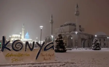 Konya’da kar yağışı ve soğuk hava etkili olacak: İşte ilçe ilçe hava durumu