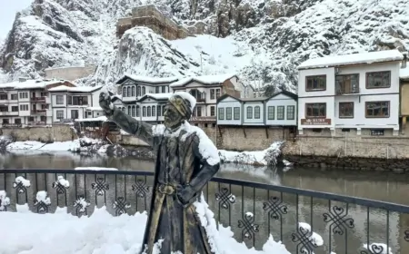 Amasya’da karla karışık yağmur ve soğuk hava etkili olacak