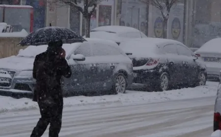 Van’da yoğun kar yağışı bekleniyor: Sıcaklıklar düşecek