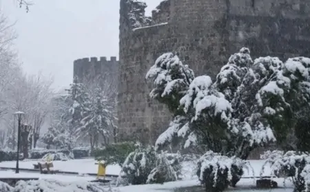 Diyarbakır’da yağmur ve karla karışık yağmur bekleniyor: İşte ilçe ilçe hava durumu