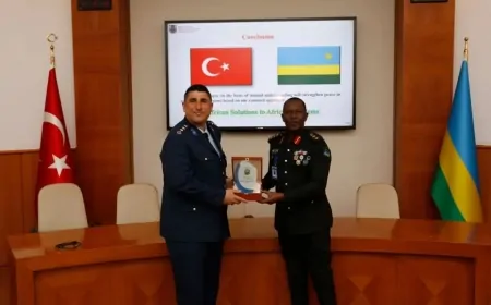 Ruanda Komuta ve Kurmay Koleji heyeti Türkiye’de: Genelkurmay Karargâhı’na ziyaret