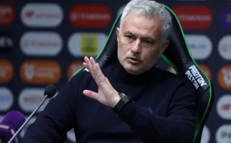 Mourinho: 'Tecrübelerim bana şunu söylüyor' – Fenerbahçe'nin Anderlecht galibiyeti sonrası açıklama yaptı
