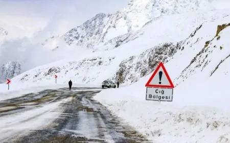 Erzurum, Erzincan, Ardahan ve Bayburt’a Yoğun Kar Yağışı ve Çığ Tehlikesi Uyarısı! 19-20 Şubat Tarihlerinde Dikkatli Olun