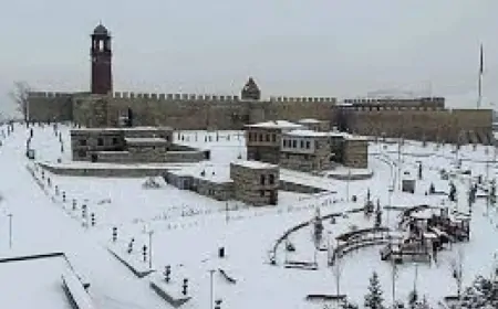 Erzurum ve Çevresinde Kuvvetli Kar Yağışı ve Buzlanma Tehlikesi: Ulaşımda Aksamalar Bekleniyor