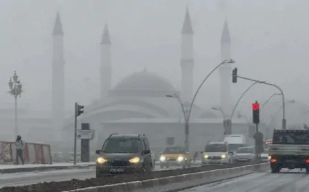 Ağrı’da 19-20 Şubat’ta Kuvvetli Kar Yağışı ve Buzlanma Uyarısı Yapıldı