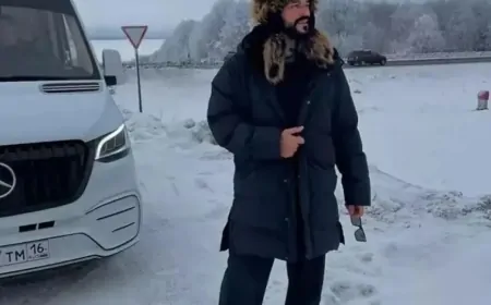 Burak Özçivit'in kar kombini sosyal medyada gündem oldu