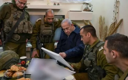 Netanyahu, Batı Şeria'da Filistinli mülteci kampına baskın düzenledi