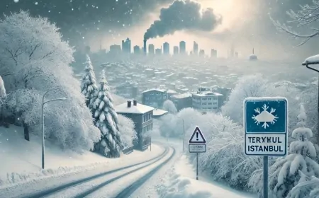 Meteoroloji’den Kritik Uyarı: İstanbul ve Çevresinde Kuvvetli Kar Yağışı Bekleniyor!