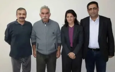 İmralı'da kritik görüşme: DEM Parti heyeti Öcalan ile görüştü