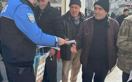 Polatlı'da Emniyetten Vatandaşlara Dolandırıcılık Uyarılı Ramazan İmsakiyesi