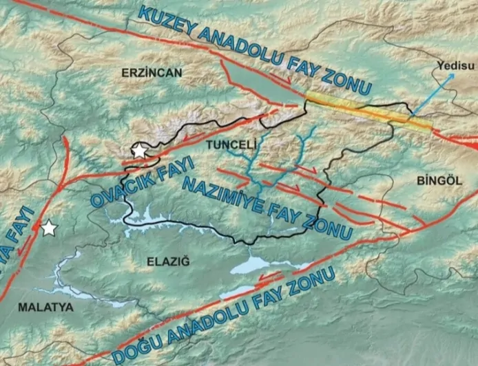 Erzincan ile Yedisu Arasındaki Fay Hattının Bir Hamlede Kırılması Bekleniyor