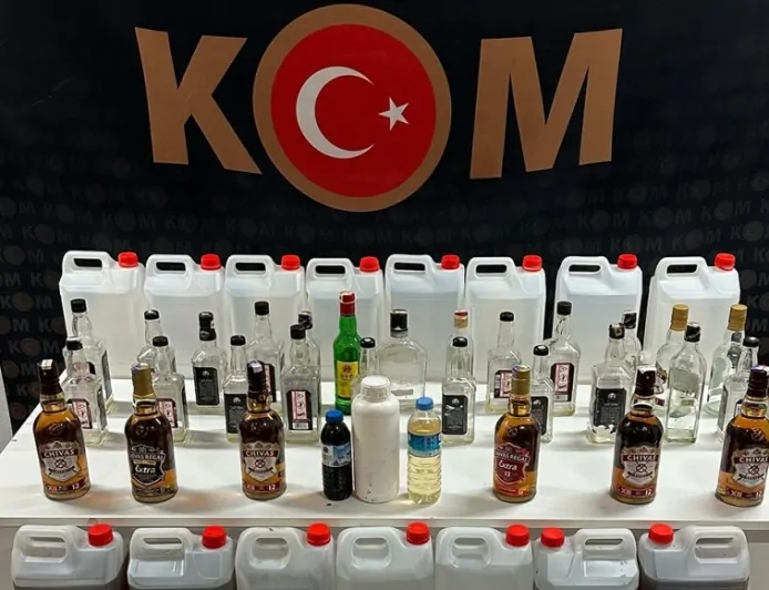 Eskişehir'de Kaçak İçki Operasyonu