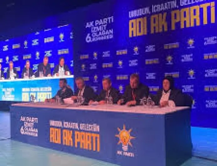 AK Parti Kocaeli Kongresi'nde Coşku Doruğa Çıktı